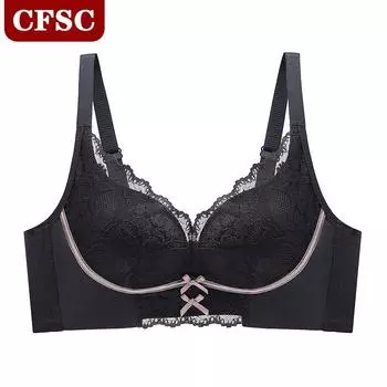 Новое нижнее белье для женщин, собранный бюстгальтер без стального кольца для сбора груди, бюстгальтер 32/70AB