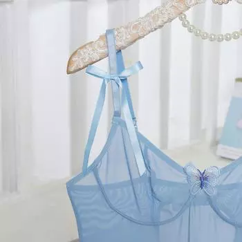 Новое нижнее белье сексуальное платье, сетка глубокий V перспектива подтяжки спинки сексуальное сон S