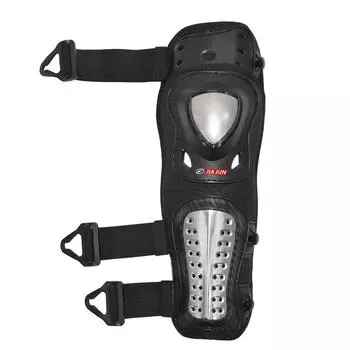 Новое оборудование для защиты от падения на скейтборде. Защита локтей и коленей мотоциклов для бездорожья. Защитное снаряжение из нержавеющей стали с твердым железным корпусом. Спортивное оборудование. Knee and elbow protection four piece set чёрный