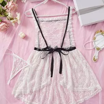 Новое однотонное эротическое нижнее белье юбка на подтяжках женская домашняя юбка на подтяжках S