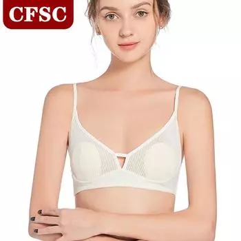 Новое однотонное нижнее белье на бретельках для девочек в европейском и американском стиле без стального кольца S чёрный