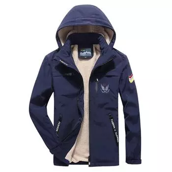 Новое осенне-зимнее мужское хлопковое пальто большого размера, молодежная бархатная утолщенная зимняя одежда, мужское пальто с капюшоном, хлопковое пальто S