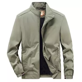 Новое осенне-зимнее мужское повседневное хлопковое пальто, воротник-стойка, свободное, большого размера, мужское модное стеганое хлопковое пальто M