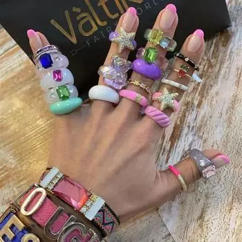 Новое осеннее модное кольцо для женщины с микропаве циркониями, простой темперамент, подарок для девушки, банкет