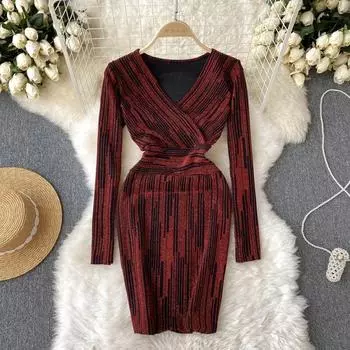 Новое осеннее шифоновое деревянное платье с краями ушек со шнуровкой и рукавами-фонариками, темпераментное цветочное французское нишевое платье феи