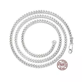 Новое ожерелье из стерлингового серебра S925 в стиле хип-хоп, панк, американская вегетарианская цепочка, нишевая цепочка на ключицу, длинный кулон с цепочкой 50CM