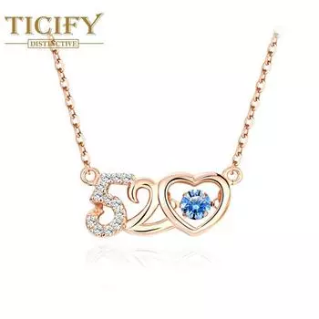 Новое ожерелье Love 520, простое, легкое, роскошное дизайнерское ожерелье, подарок