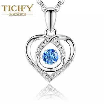 Новое ожерелье с бьющимся сердцем, легкая роскошная нишевая конструкция, цепочка на ключицу с любовью белый