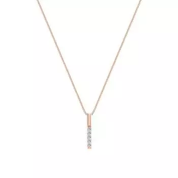 Новое ожерелье с бриллиантовой инкрустацией для женщин, простые и модные длинные полоски, нишевая высококачественная подвеска на ключицу