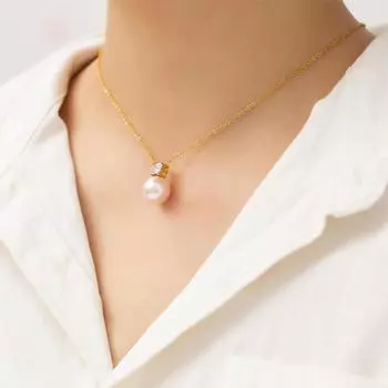 Новое ожерелье с подвеской из титановой стали и жемчугом Flash с четырьмя когтями и четырьмя когтями