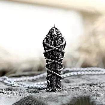 Новое ожерелье с подвеской в виде древнего египетского мумии в виде скелета для мужчин и мальчиков, ожерелье в виде гроба с фараоном, модные ювелирные изделия, подарок