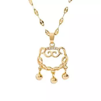 Новое ожерелье с замком безопасности из камня кошачий глаз для женщин Ins Ins Indifference Light и роскошное ожерелье-цепочка на ключицу