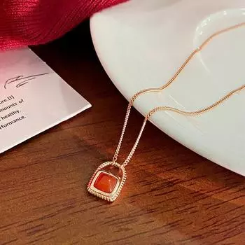Новое ожерелье с застежкой в китайском стиле для женщин, легкая роскошь, высокий уровень, национальный стиль, подарочная цепочка на ключицу в китайском стиле
