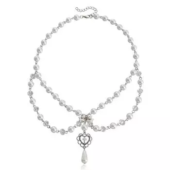 Новое ожерелье в инди-стиле, ожерелье-шарм, чокер-бабочка, серьги-пикси, ожерелье из жемчуга в стиле коттеджкор