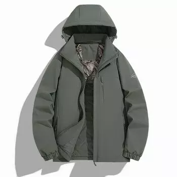 Новое пальто из графенового хлопка для мужчин на осень и зиму, новая ветрозащитная, водонепроницаемая и теплая куртка, качественная верхняя одежда в парном стиле для мужчин L
