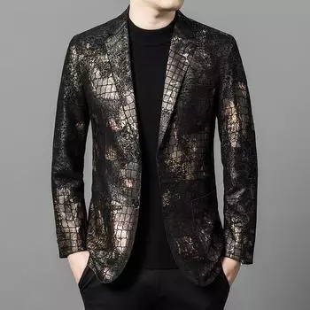 Новое пальто из натуральной кожи, мужская кожаная куртка с воротником из дубленки, модный мужской короткий топ 5XL