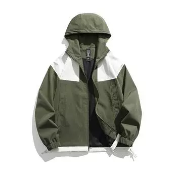 Новое пальто мужская куртка для активного отдыха на весну рабочая ветрозащитная повседневная куртка с капюшоном для пар мужская S