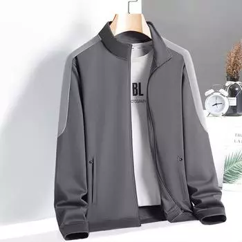 Новое пальто мужское весеннее мужское кардиган свитер мужская повседневная спортивная трикотажная куртка L