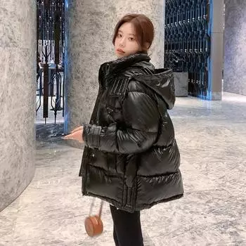 Новое пальто женского дизайна свободного кроя тонкое пальто M чёрный