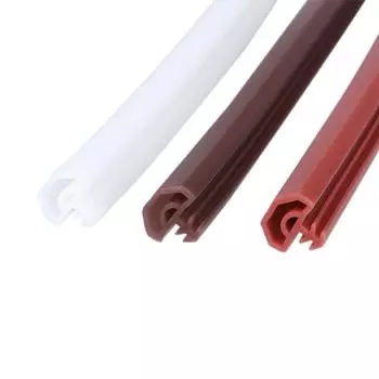 Новое поколение силиконовых резиновых уплотнительных полосок, звукоизолирующих двери, уплотнительные ленты для дверей/окон, щелевого типа, квадратные, премиум-класса
