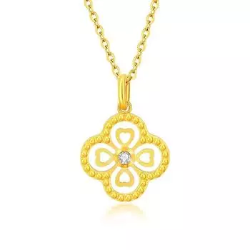 Новое полое ожерелье с подвеской в виде четырехлистного клевера для женщин с высококачественным дизайном, простое модное ожерелье