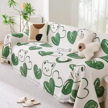 Новое полотенце для дивана Four Seasons, универсальный чехол для дивана, универсальный чехол, легкая ткань, роскошная высококачественная диванная подушка, нескользящая, устойчивая к царапинам 130*180cm