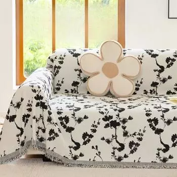 Новое полотенце для дивана из шенилла с защитой от царапин от кошек, цельное универсальное всесезонное одеяло для дивана 180*130cm