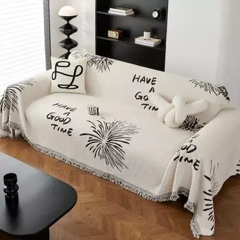 Новое полотенце для дивана из шенилла, универсальное для всех сезонов, простое современное полотенце для дивана с защитой от царапин, одеяло для дивана 180*130cm