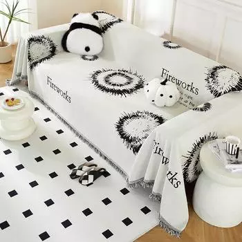 Новое полотенце для дивана из синели, полное покрытие, двустороннее цельное комбинированное полотенце для наложницы, универсальное современное минималистское полотенце на четыре сезона 180*130cm