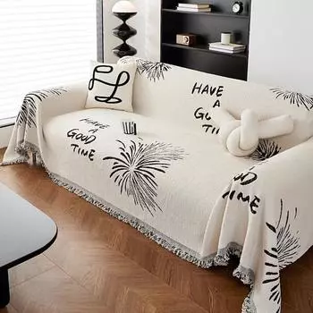 Новое полотенце для дивана, ткань с полным покрытием, всесезонное универсальное простое современное полотенце для покрытия дивана с защитой от кошачьих царапин, одеяло для дивана 180*130cm