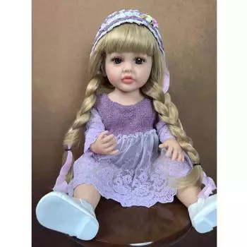 Новое поступление 2024 года, куклы Reborn для маленьких девочек, изготовленные из KEIUMI, 55 см, полностью силиконовые, виниловые, реалистичные, кукла принцессы bebe, игрушка для новорожденных
