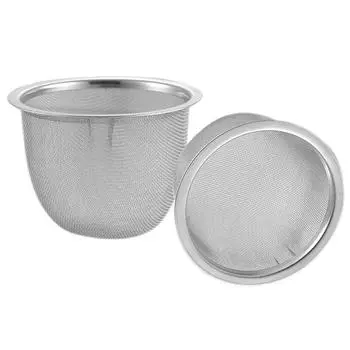 Новое поступление 2 шт. Нержавеющая сталь чайник фильтр сито сетка чайный фильтр 2pcs