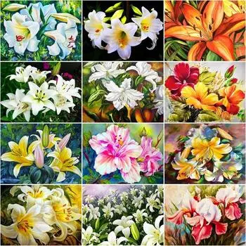 Новое поступление алмазная живопись цветок алмазная мозаика Алмазная вышивка горный хрусталь мозаика подарок домашний декор стены Full Round 20x25CM