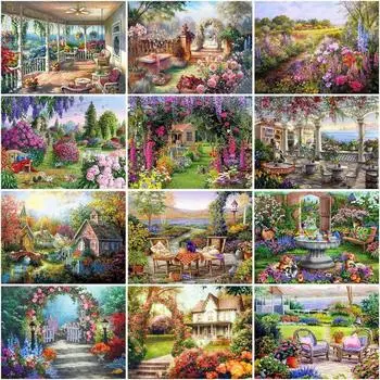 Новое поступление алмазная живопись цветы алмазная мозаика Алмазная вышивка горный хрусталь мозаика подарочные украшения для дома Full Round 20x25CM