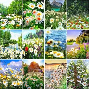 Новое поступление алмазная живопись цветы алмазная мозаика Алмазная вышивка горный хрусталь мозаика подарок украшение дома картина Full Round 20x25CM
