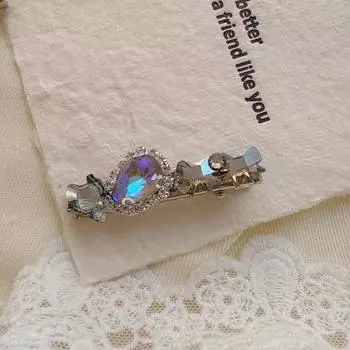 Новое поступление аксессуаров для волос: Элегантная и изысканная заколка для волос с бантом, инкрустированная кристаллами, для женщин, высокое качество, заколка для волос