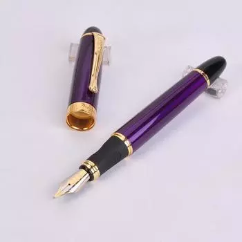 Новое поступление Jinhao X450, роскошная синяя перьевая ручка, высококачественные металлические чернильные ручки для офисных принадлежностей, школьные принадлежности