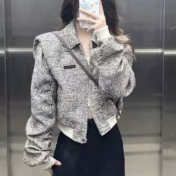 Новое поступление короткая куртка для женщин элегантное модное пальто S