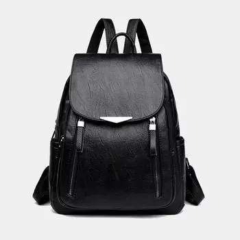 Новое поступление кожаных сумок через плечо для женщин, модный дорожный рюкзак, высококачественная школьная сумка