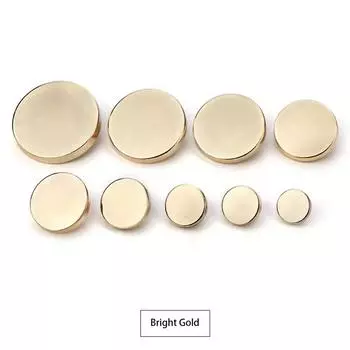 Новое поступление металлические золотые черные джинсы большие рубашки пуговицы для одежды 6 шт 9 мм-30 мм рукоделие шитье дешево высокое качество Kd883 15MM 6PCS