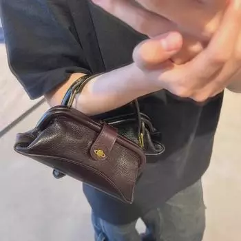 Новое поступление: Мини-сумка и сумка-мессенджер в стиле ретро — стиль знаменитостей, модный, универсальный дизайн с зажимом