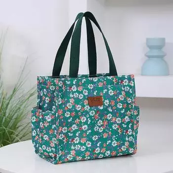 Новое поступление, модная большая сумка с коробкой для обеда на молнии, подходящая для офисных работников и мам с детьми.