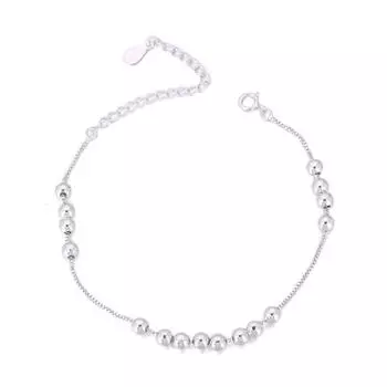 Новое поступление, модные женские серебряные браслеты на щиколотку 925 пробы, браслет на щиколотку с ручным плетением для женщин и девушек, ювелирные изделия в подарок