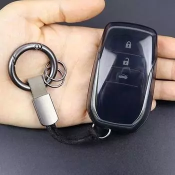 Новое поступление, мягкий чехол для ключей из ТПУ для Toyota CHR Hilux Fortuner Land Cruiser 200 Camry Corolla Crown RAV4 Highland