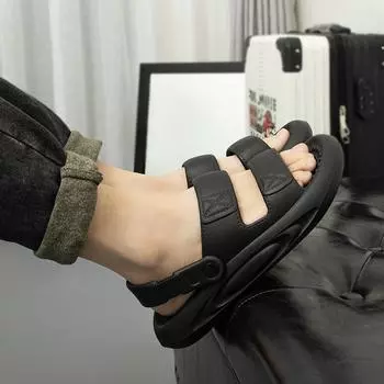 Новое поступление, мужская летняя обувь, мужские тапочки, нескользящая садовая обувь, повседневные пляжные сандалии, обувь для повара, обувь для медсестры, врача, шлепанцы 40-41