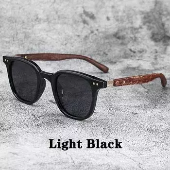 Новое поступление, мужские винтажные солнцезащитные очки в деревянной оправе, классические солнцезащитные очки с покрытием линз, очки для вождения для мужчин/женщин