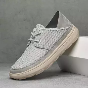 Новое поступление мужской повседневной обуви летние кроссовки из натуральной кожи дышащие микропористые кроссовки для отдыха мужские кроссовки для скейтборда 38 чёрный