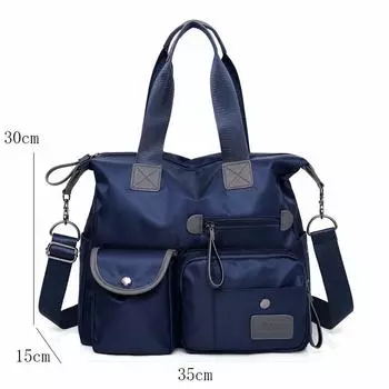 Новое поступление, нейлоновые женские сумки-мессенджеры, повседневные женские сумки большой вместимости, женские сумки через плечо, водонепроницаемые чёрный