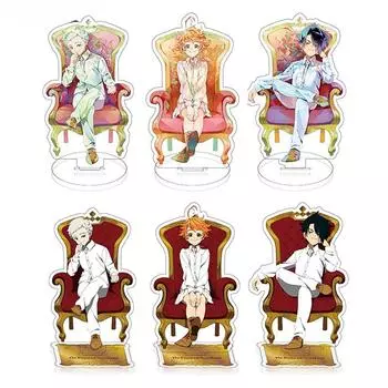 Новое поступление Обещанный Неверленд косплэй акриловая подставка модель игрушки изысканный HD принт Эмма Норман Рэй фигурки модель пластина 1