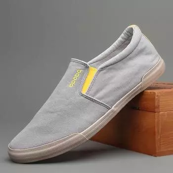 Новое поступление осенних мужских парусиновых туфель, повседневные кроссовки, удобные легкие мокасины без застежек, кроссовки Zapatos Casuales 38